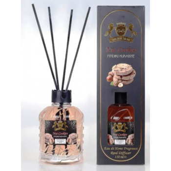 Аромадифузор для дому Горіхове печиво Golden Silva Reed Diffuser, 150 ml