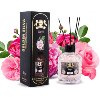 Аромадифузор для дому Троянда Golden Silva Reed Diffuser, 150 ml