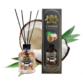 Аромадифузор для дому Кокос Golden Silva Reed Diffuser, 150 ml