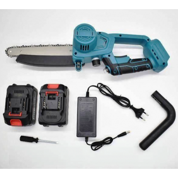 Акумуляторна міні-пила електрична Electric chain saw 8 дюймів + 2 акумулятори 48V Міні-пила садова Акумуляторна міні-пила електрична Electric chain saw 8 дюймів + 2 акумулятори 48V Міні-пила садова