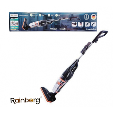 Вертикальный ручной пылесос Rainberg RB-2266 длина шнура 3 м 2500 Вт