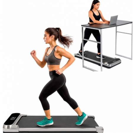 Беговая дорожка до 120 кг, 1100 Вт, 6 кмч тихая, компактная Treadmill XM-U1 для дома, квартиры или офиса