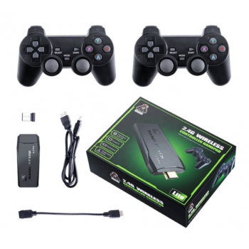 Ретро ігрова консоль 4K HD вихід 2,4G подвійний 64 ГБ 32 ГБ Game Controller