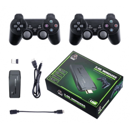 Ретро ігрова консоль 4K HD вихід 2,4G подвійний 64 ГБ 32 ГБ Game Controller