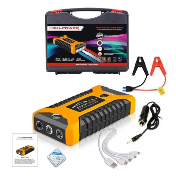 Пускозарядний автомобільний пристрій Jumpstarter 27JX 12В2А з акумулятором на 99800mAh та ліхтарем ANS