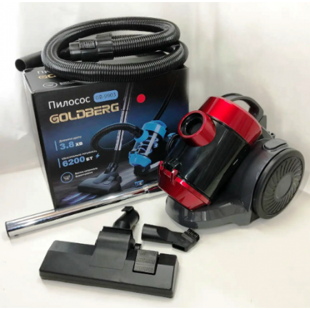 Пилосос GOLDBERG GB-9903 контейнерний для квартири потужний 6200 Вт