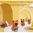Интерактивная детская игрушка трек с капибарами с музыкой Samll Capybara