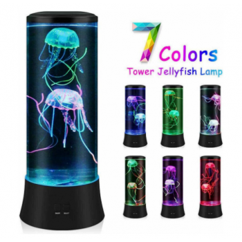 Нічник «Акваріум з медузами» (Luminous Jellyfish Lamp, 7 кольорів)