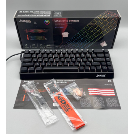 Клавіатура JEDEL KL-166 МЕХАНІЧНА  RGB 68 keys