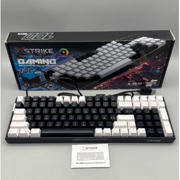 Клавіатура XSTRIKE XS-1030 МЕХАНІЧНА RGB USB 100 keys