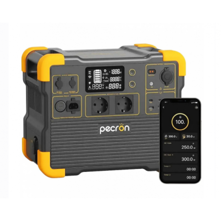 LiFePo4 4400/2200 Вт зарядна станція Pecron мобільний додаток, бездротова зарядка, портативна
