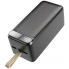 Потужний PowerBank Awei 100000 mAh 22.5W з великим ліхтарем. Зовнішній акумулятор Power Bank швидка зарядка для телефону та планшета