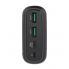 Павербанк Rixus 30000 mAh RXPB38B 22.5W Fast Charg 3 порти USB + Type-C швидка зарядка Power Bank
