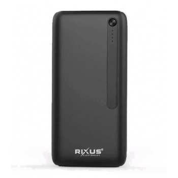 Павербанк Rixus 30000 mAh RXPB38B 22.5W Fast Charg 3 порти USB + Type-C швидка зарядка Power Bank