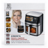 Аерогриль-аерофритюрниця Prime Kitchen AF8005ETG 12,5 л, 4400 Вт, з подвійними нагрівальними елементами та сенсорним керуванням