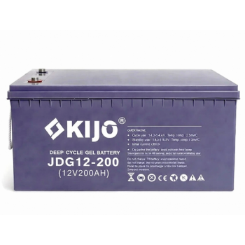 12V/200Ah Акумуляторна батарея гелева Kijo JPC GEL для резервного живлення