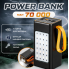 Потужний Power Bank 70000 mAh із швидкою зарядкою XP-51 20W, кемпінговою LED-лампою та цифровим дисплеєм