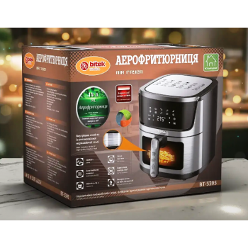 Аерофритюрниця Air Fryer 4800Вт 14л BITEK BT-5395