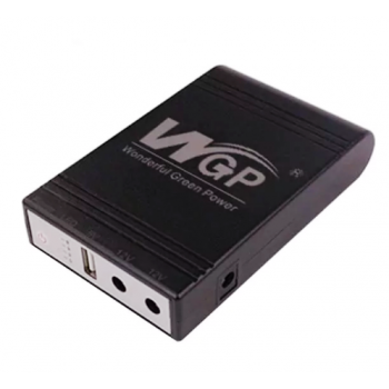 Mini UPS WGP Power Bank для безперебійної роботи роутера WGP 10400mAh 5-12V (XK-WGP-10400) Чорний Mini UPS WGP Power Bank для безперебійної роботи роутера WGP 10400mAh 5-12V (XK-WGP-10400) Чорний