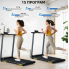 Бігова доріжка Novonova SY-T2712 до 12 км/год з LCD-екраном, до 120 кг, Bluetooth, 15 вбудованих програм