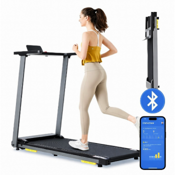 Бігова доріжка Novonova SY-T2712 до 12 км/год з LCD-екраном, до 120 кг, Bluetooth, 15 вбудованих програм Бігова доріжка Novonova SY-T2712 до 12 км/год з LCD-екраном, до 120 кг, Bluetooth, 15 вбудованих програм