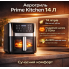 Аерогриль Prime Kitchen AF1012DT, 14 л, з подвійними нагрівальними елементами (2 ТЕНи), сенсорне управління, вікно огляду
