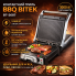 Електричний контактний гриль 3000Вт, BBQ BITEK BT-2687 / Притискний електрогриль з регулюванням температури