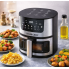 Аерогриль Silver Crest SC-8855S 8 л 4200 Вт сенсорне керування Hot Air Technology фритюрниця без олії