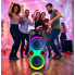 Портативна Bluetooth колонка 2х8" з дротовим мікрофоном та RGB підсвіткою ZQS8275 40W
