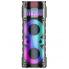 Портативна Bluetooth колонка 2х6.5" з дротовим мікрофоном та пультом ДЗ JQS6221 30W