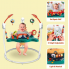 Дитячий ігровий центр Fisher-Price Jumperoo зі світлом та звуком / Розвивальний ігровий джампер Бежевий
