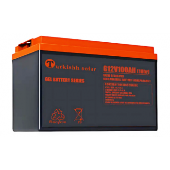 Гелевий акумулятор BATTERY GEL Turkishh Solar 12V 100 Ah