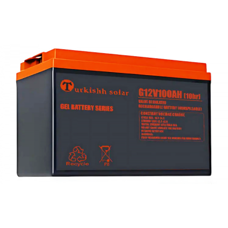 Гелевий акумулятор BATTERY GEL Turkishh Solar 12V 100 Ah