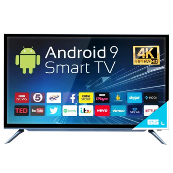 Телевізор Android TV 55 дюйми Android T2 FULL HD USBHDMI wi-fi