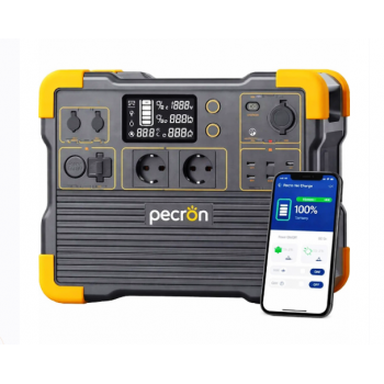 LiFePo4 4000/2400 Вт зарядна станція Pecron мобільний додаток, швидка зарядка, портативна