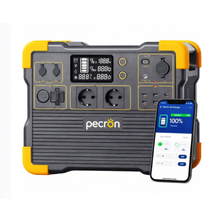 LiFePo4 4000/2400 Вт зарядна станція Pecron мобільний додаток, швидка зарядка, портативна