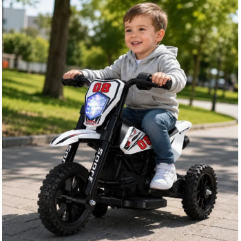 Дитячий електромотоцикл Cool Mountain 26X-130 з пультом, USB та акумулятором