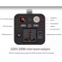 Портативна зарядна станція OKD180 45000мАг . Повербанк 180Вт, 2хUSB, DC12V