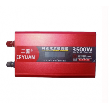 Перетворювач напруги інвертор з LCD дисплеєм Eryuan 12-220V 3500W чистий синус