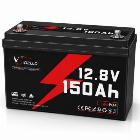 LiFePO4 12V 150 Ah Акумулятор Idzlldi BMS, для для резервного живлення будинку, квартири