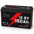 LiFePO4 12V 150 Ah Акумулятор Idzlldi BMS, для для резервного живлення будинку, квартири