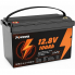 LiFePO4 12V 100Ah Акумулятор Powinver 1280Wh, 100A, BMS