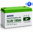 LiFePO4 12V/100Ah Акумулятор Anenji з Bluetooth для резервного живлення будинку, квартири з BMS