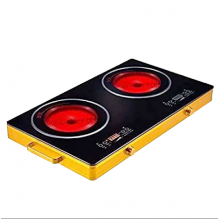 Плита інфрачервона на 2 конфорки Domotec MS-5881 3500Вт