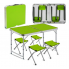 Розкладний стіл - валіза з 4 стільцями Folding Table для пікніка, риболовлі, дачі, 120х60 см