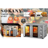 Настільна електродуховка з грилем, конвекцією та рожном SOKANY SK-10027 50 л 1700 Вт