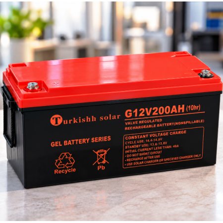 Гелевий акумулятор BATTERY GEL Turkishh Solar 12V 200 Ah