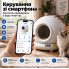 Розумний автоматичний самоочищувальний лоток для кішок з додатком WiFi, Bluetooth TOICAT-8900 78 л+7 л 