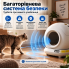 Розумний автоматичний самоочищувальний лоток для кішок з додатком WiFi, Bluetooth TOICAT-8900 78 л+7 л 