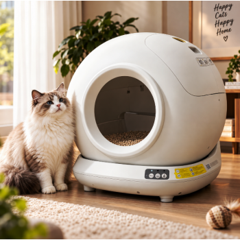 Розумний автоматичний самоочищувальний лоток для кішок з додатком WiFi, Bluetooth TOICAT-8900 78 л+7 л 